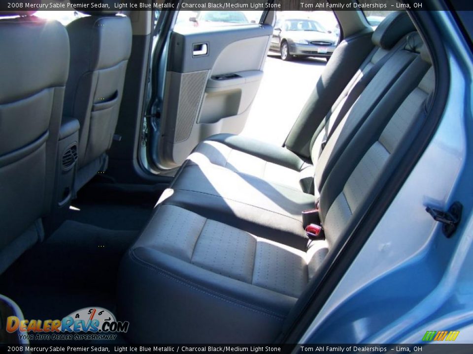 2008 Mercury Sable Premier Sedan Light Ice Blue Metallic / Charcoal Black/Medium Light Stone Photo #12