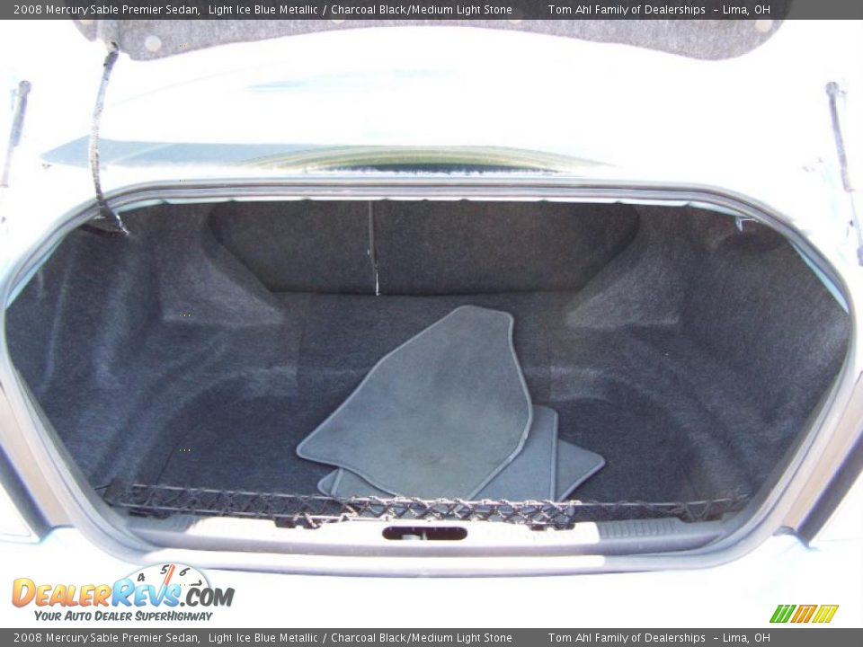 2008 Mercury Sable Premier Sedan Light Ice Blue Metallic / Charcoal Black/Medium Light Stone Photo #13