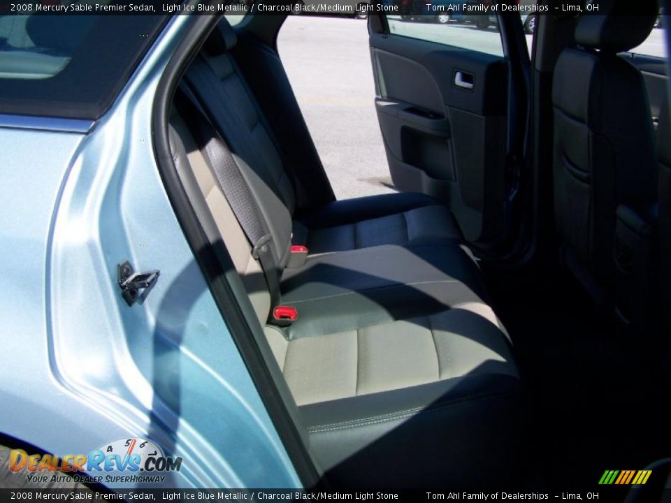 2008 Mercury Sable Premier Sedan Light Ice Blue Metallic / Charcoal Black/Medium Light Stone Photo #14