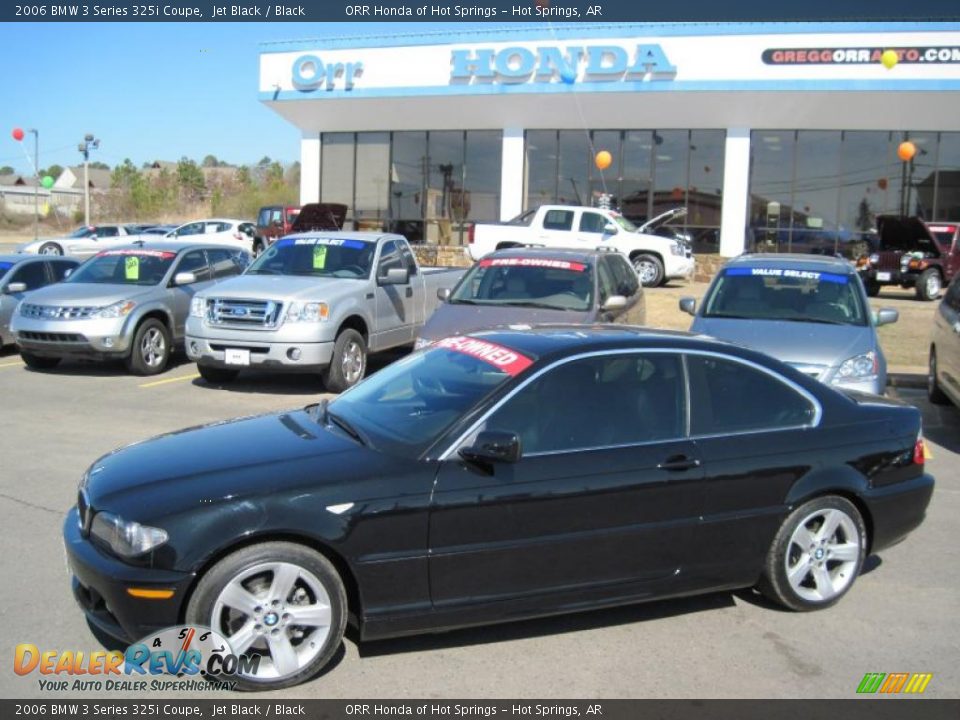 2006 BMW 3 Series 325i Coupe Jet Black / Black Photo #1
