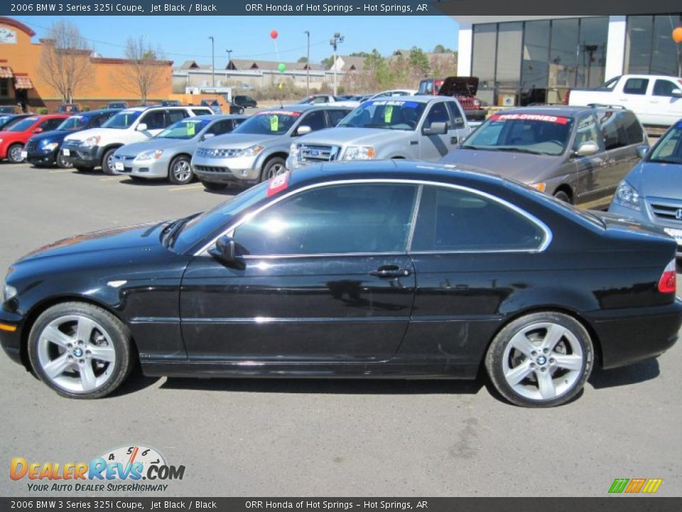 2006 BMW 3 Series 325i Coupe Jet Black / Black Photo #2