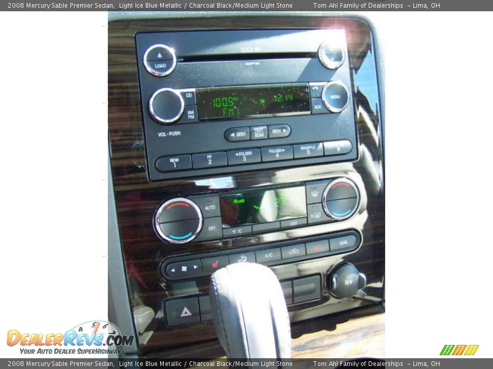 2008 Mercury Sable Premier Sedan Light Ice Blue Metallic / Charcoal Black/Medium Light Stone Photo #21