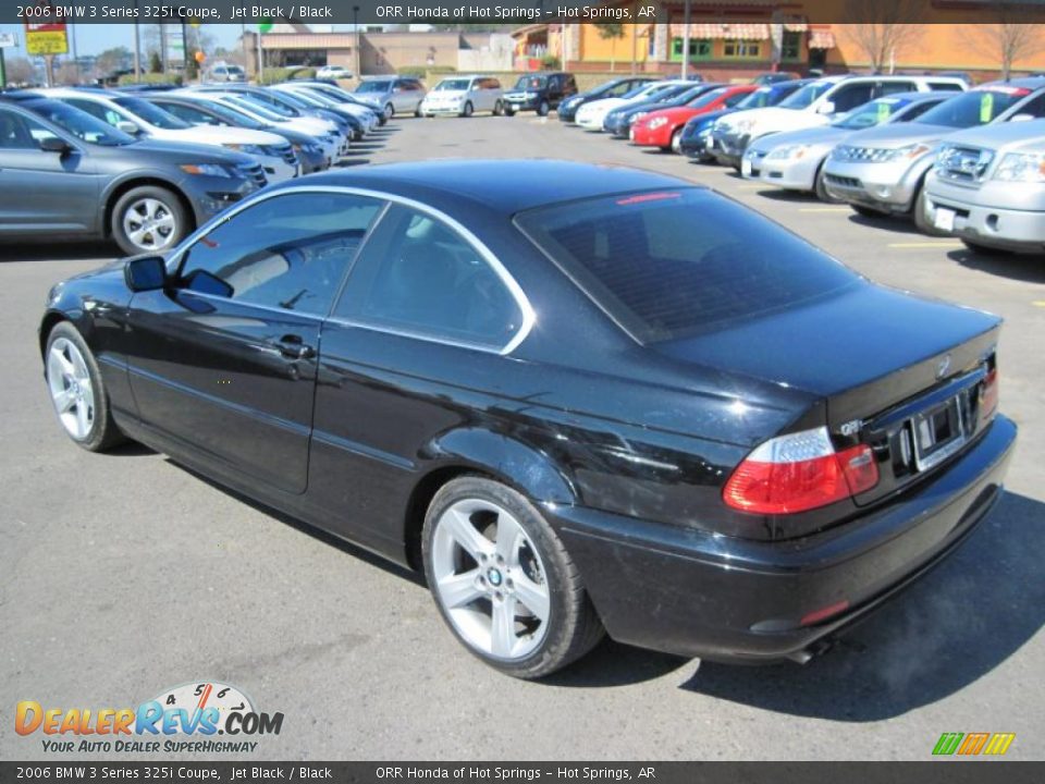 2006 BMW 3 Series 325i Coupe Jet Black / Black Photo #3