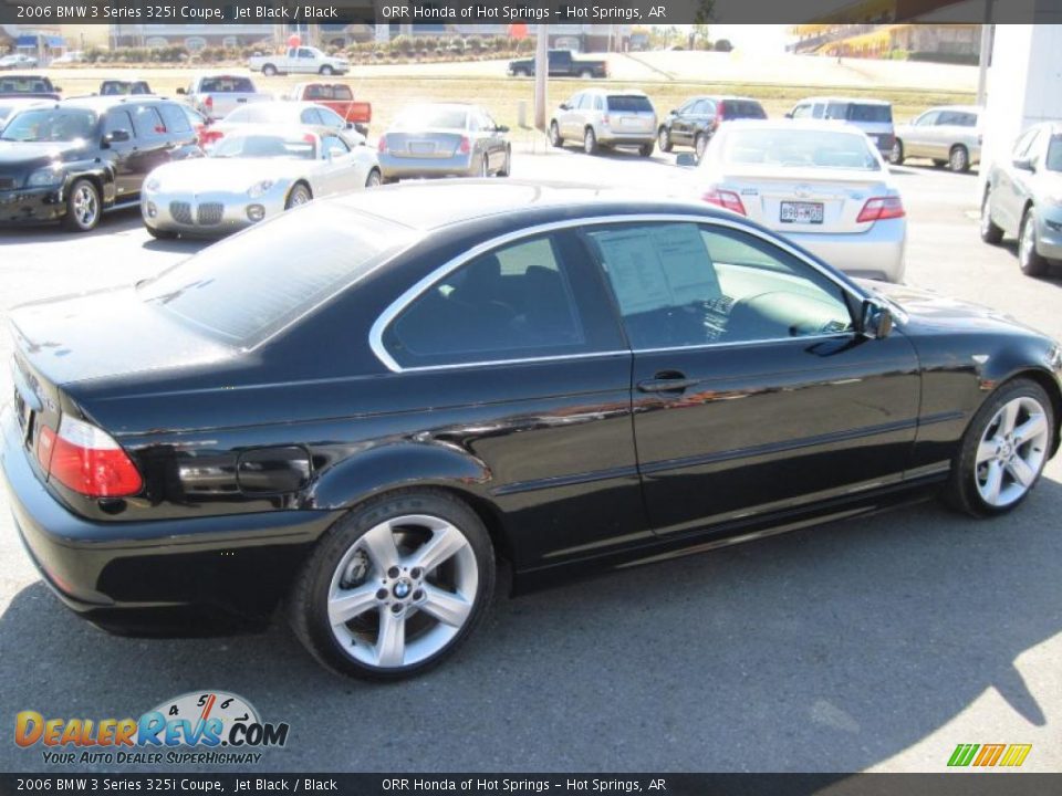 2006 BMW 3 Series 325i Coupe Jet Black / Black Photo #5