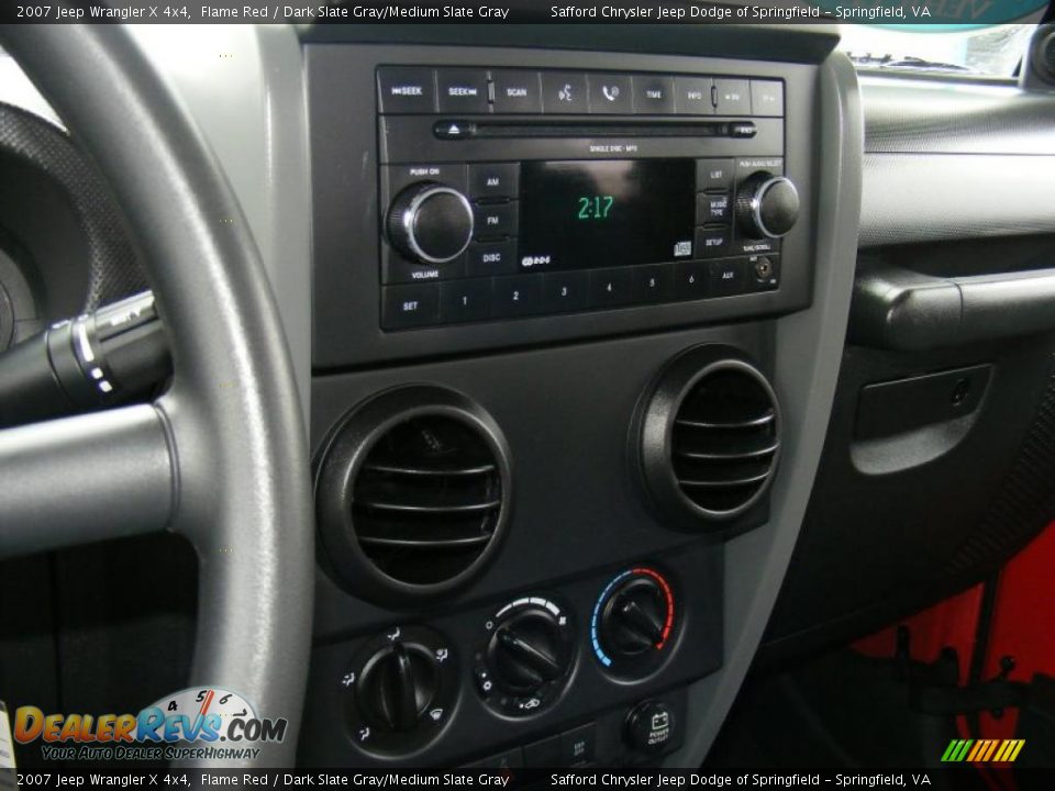 2007 Jeep Wrangler X 4x4 Flame Red / Dark Slate Gray/Medium Slate Gray Photo #20