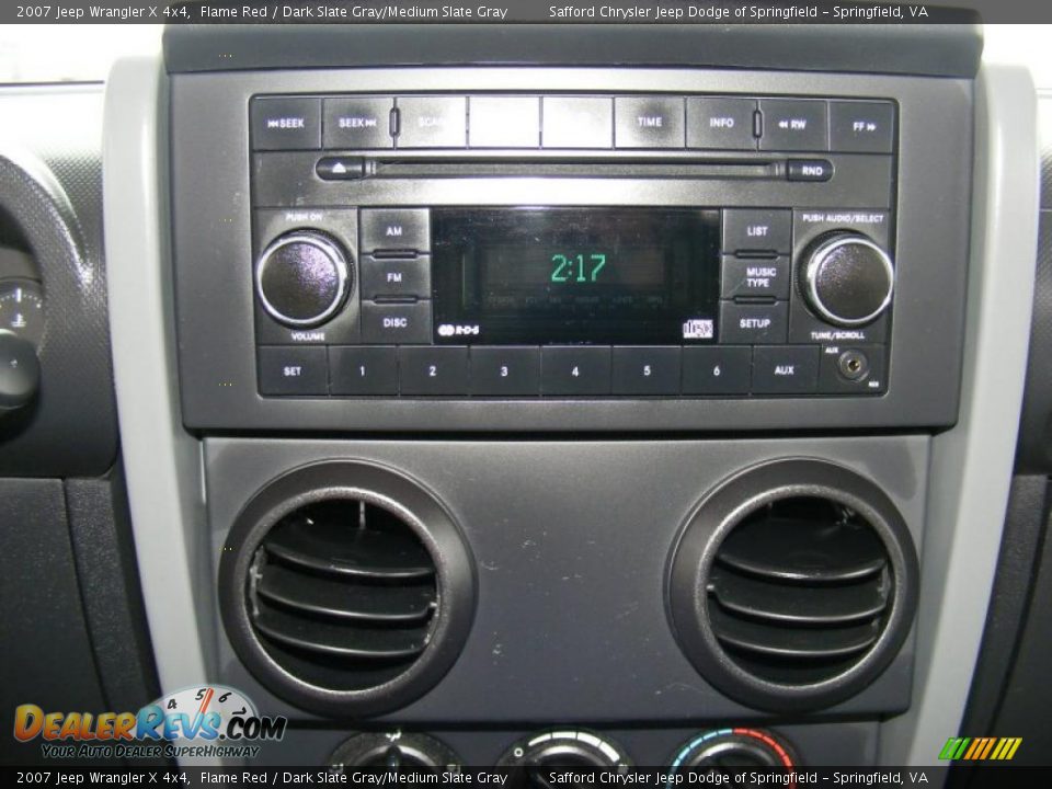2007 Jeep Wrangler X 4x4 Flame Red / Dark Slate Gray/Medium Slate Gray Photo #22