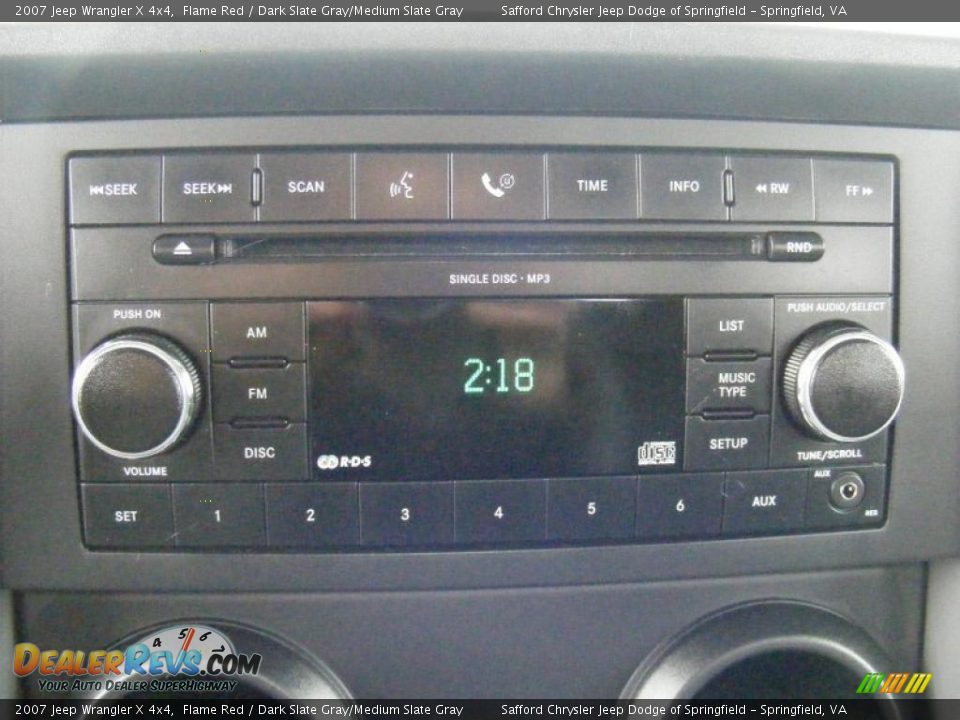 2007 Jeep Wrangler X 4x4 Flame Red / Dark Slate Gray/Medium Slate Gray Photo #23
