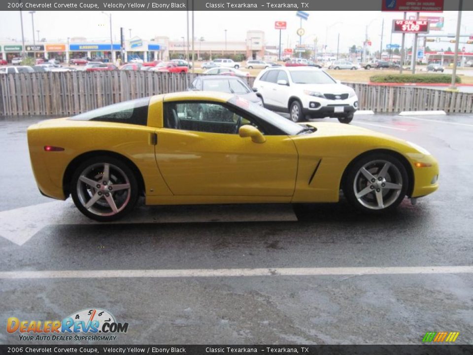 2006 Chevrolet Corvette Coupe Velocity Yellow / Ebony Black Photo #4