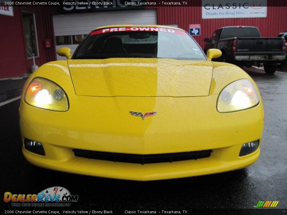 2006 Chevrolet Corvette Coupe Velocity Yellow / Ebony Black Photo #5