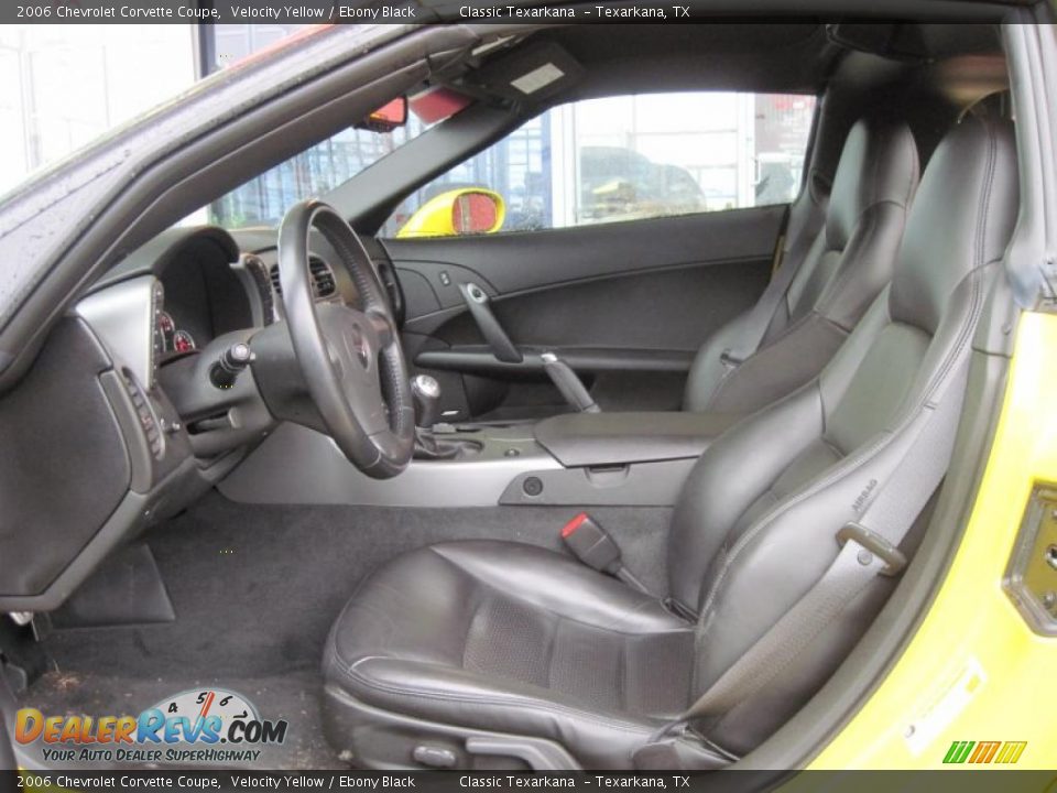 2006 Chevrolet Corvette Coupe Velocity Yellow / Ebony Black Photo #10