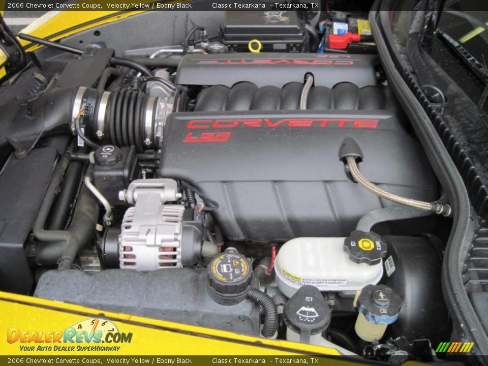 2006 Chevrolet Corvette Coupe Velocity Yellow / Ebony Black Photo #13