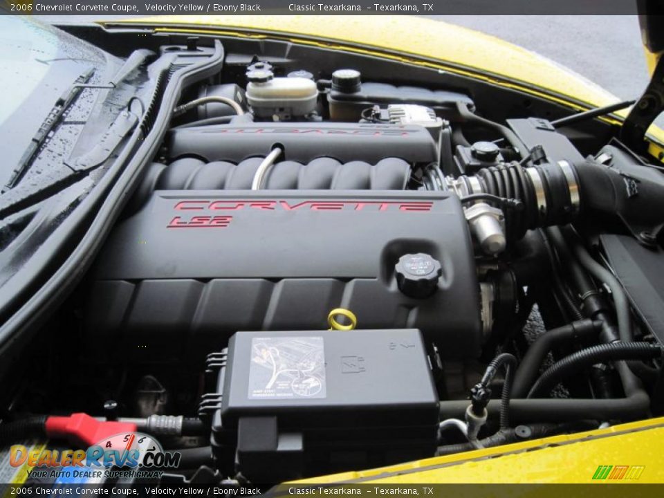 2006 Chevrolet Corvette Coupe Velocity Yellow / Ebony Black Photo #14