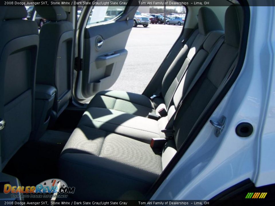 2008 Dodge Avenger SXT Stone White / Dark Slate Gray/Light Slate Gray Photo #10