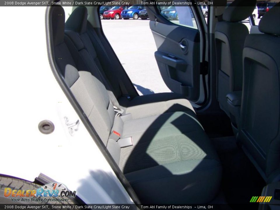 2008 Dodge Avenger SXT Stone White / Dark Slate Gray/Light Slate Gray Photo #11