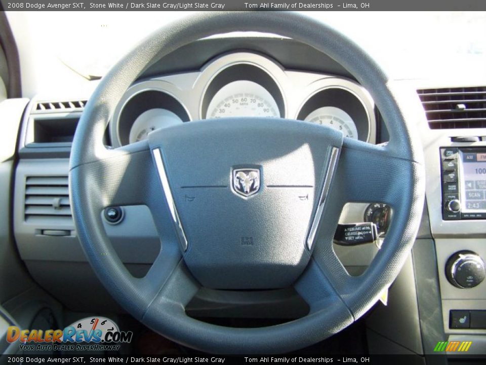 2008 Dodge Avenger SXT Stone White / Dark Slate Gray/Light Slate Gray Photo #16