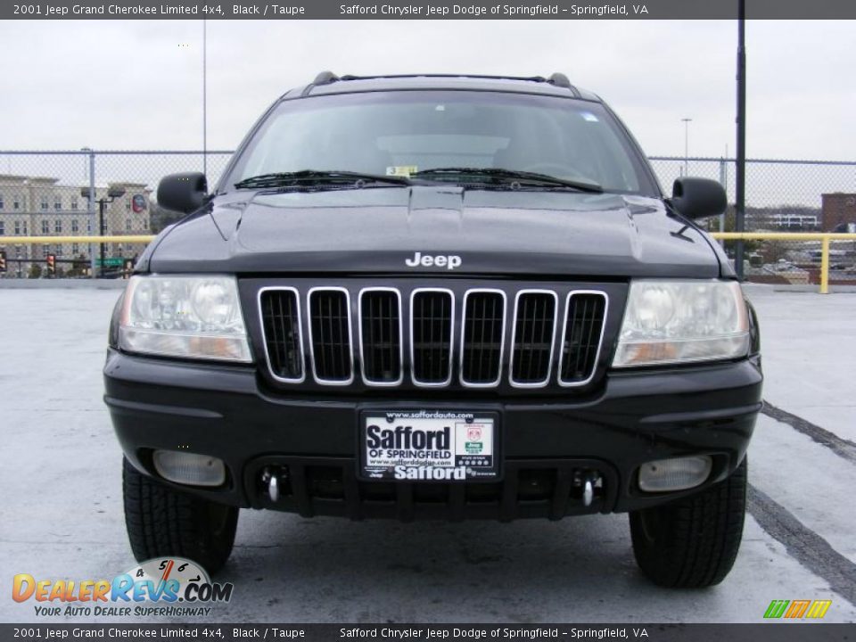 2001 Jeep Grand Cherokee Limited 4x4 Black / Taupe Photo #2