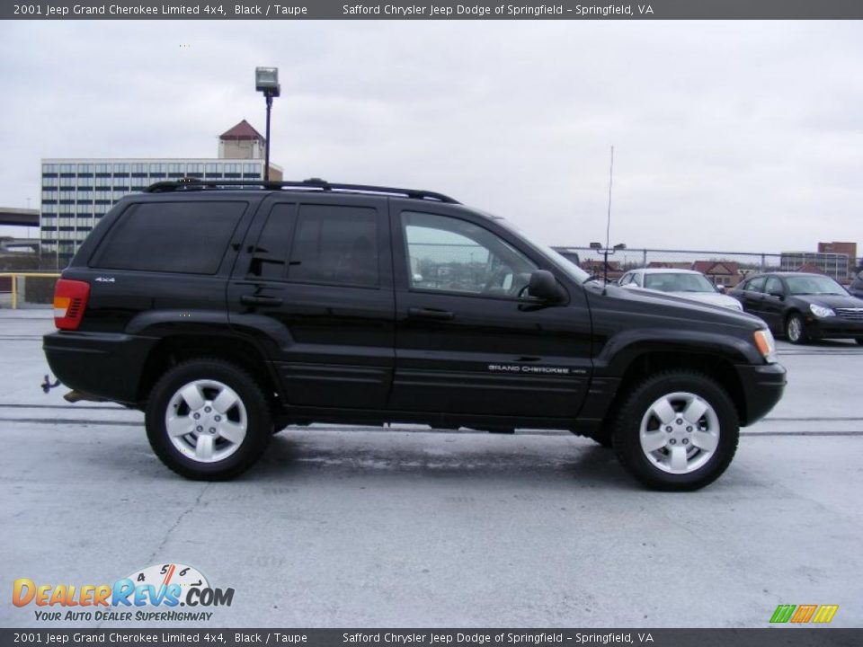2001 Jeep Grand Cherokee Limited 4x4 Black / Taupe Photo #4