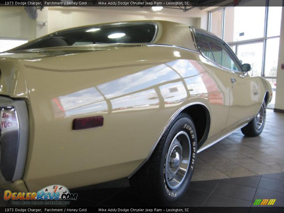 1973 Dodge Charger Parchment / Honey Gold Photo #19