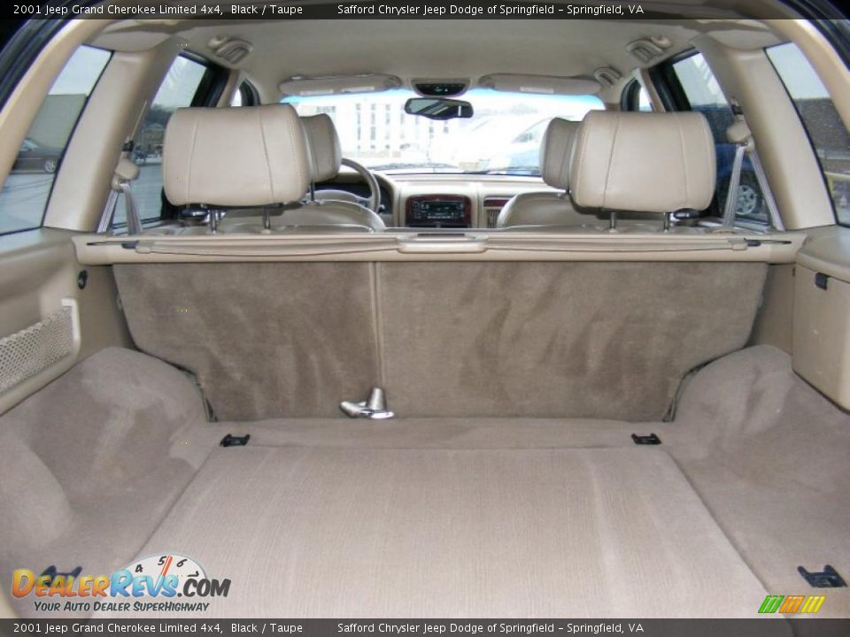 2001 Jeep Grand Cherokee Limited 4x4 Black / Taupe Photo #35
