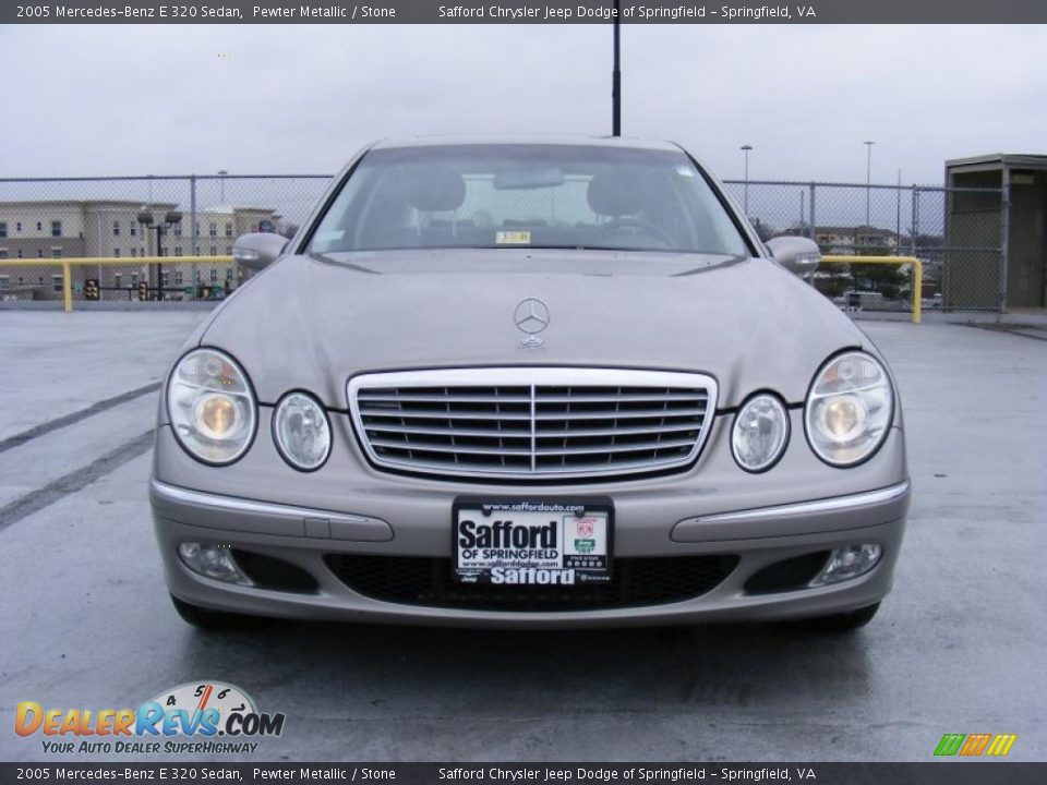 2005 Mercedes-Benz E 320 Sedan Pewter Metallic / Stone Photo #2