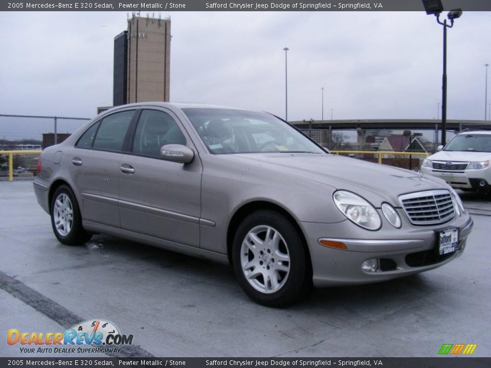 2005 Mercedes-Benz E 320 Sedan Pewter Metallic / Stone Photo #3