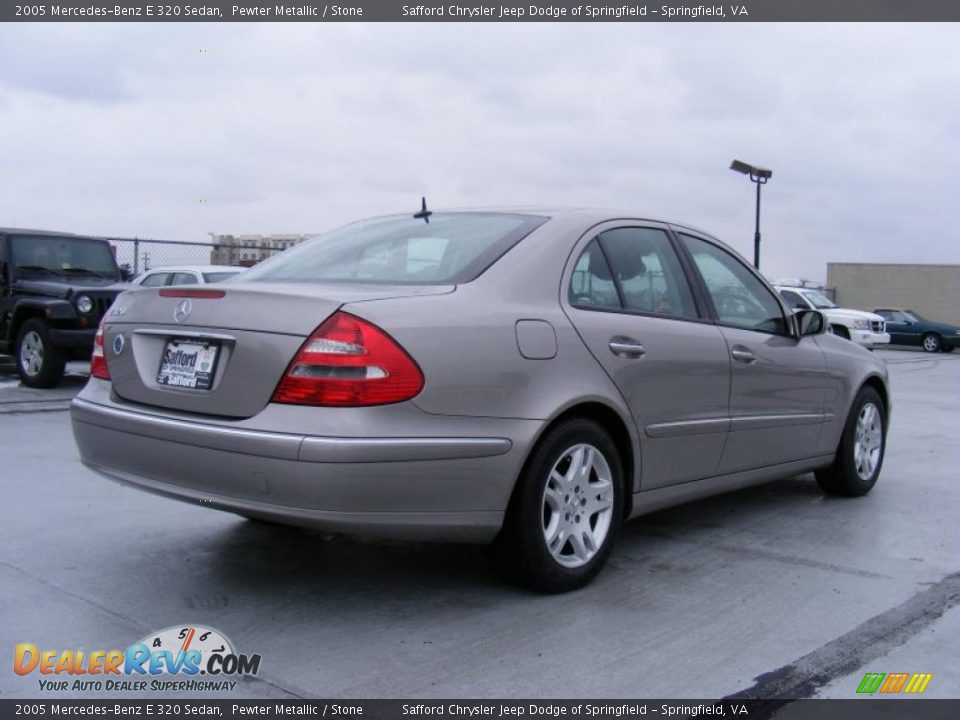 2005 Mercedes-Benz E 320 Sedan Pewter Metallic / Stone Photo #5
