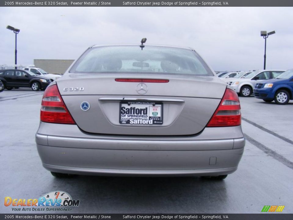 2005 Mercedes-Benz E 320 Sedan Pewter Metallic / Stone Photo #6