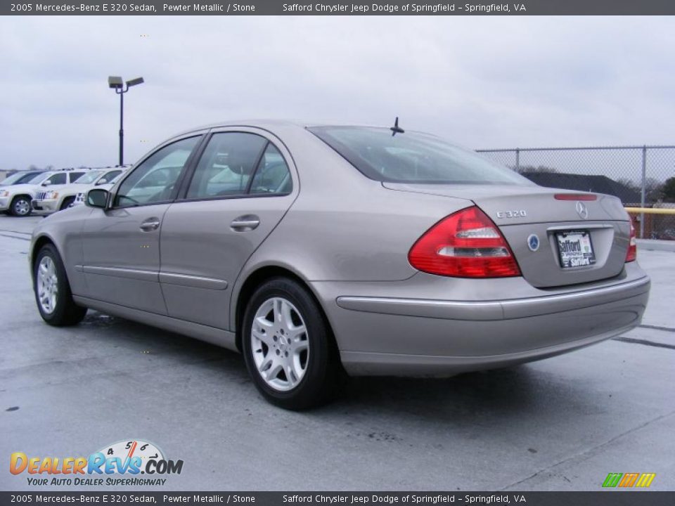 2005 Mercedes-Benz E 320 Sedan Pewter Metallic / Stone Photo #7