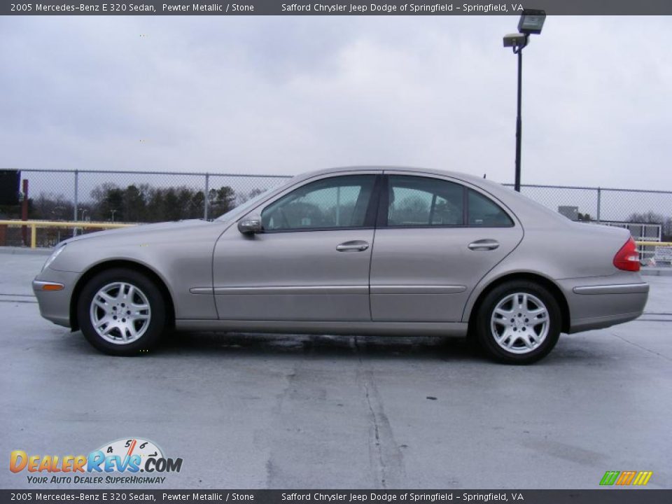 2005 Mercedes-Benz E 320 Sedan Pewter Metallic / Stone Photo #8
