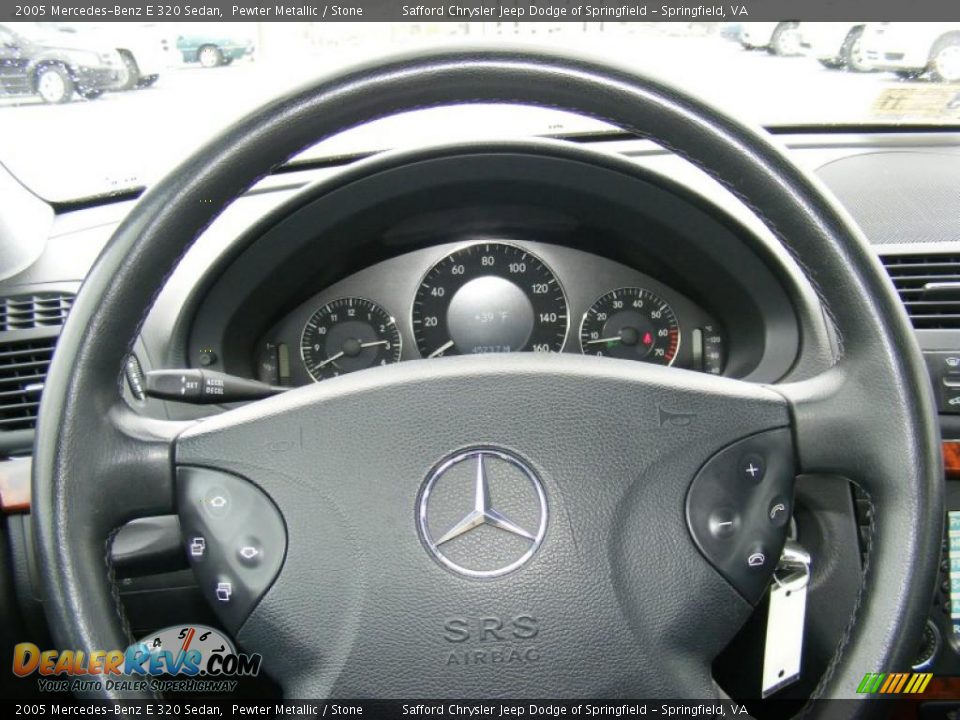 2005 Mercedes-Benz E 320 Sedan Pewter Metallic / Stone Photo #10