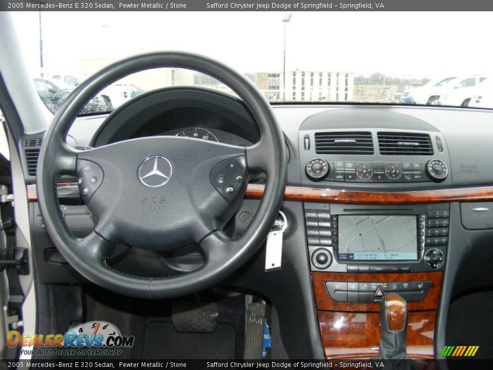 2005 Mercedes-Benz E 320 Sedan Pewter Metallic / Stone Photo #11