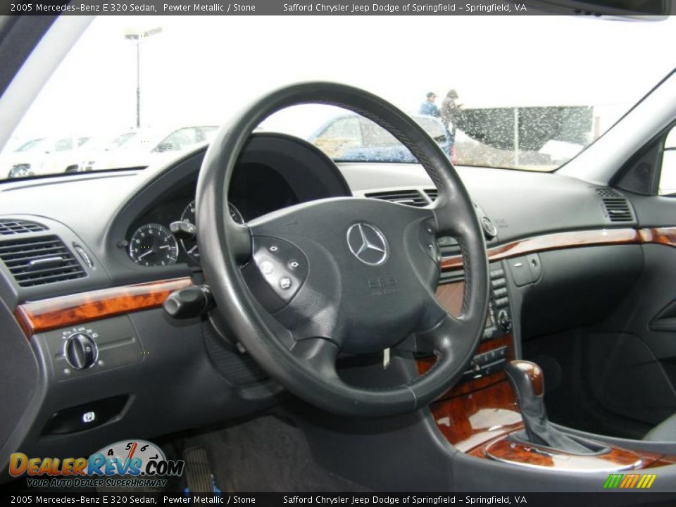 2005 Mercedes-Benz E 320 Sedan Pewter Metallic / Stone Photo #12