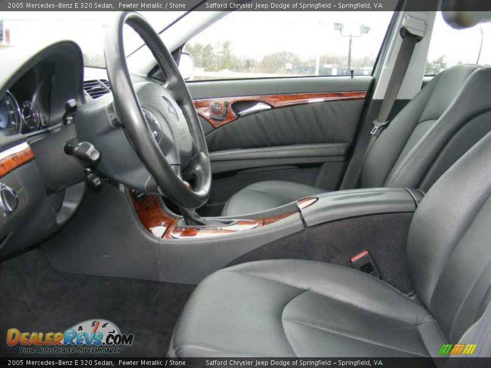 2005 Mercedes-Benz E 320 Sedan Pewter Metallic / Stone Photo #13