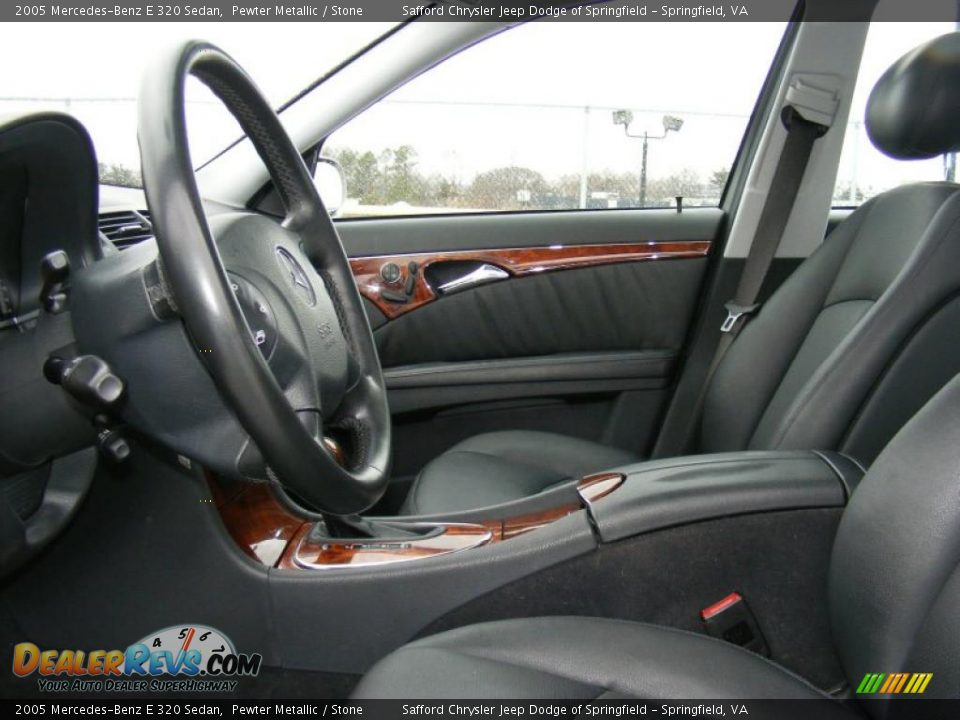 2005 Mercedes-Benz E 320 Sedan Pewter Metallic / Stone Photo #14