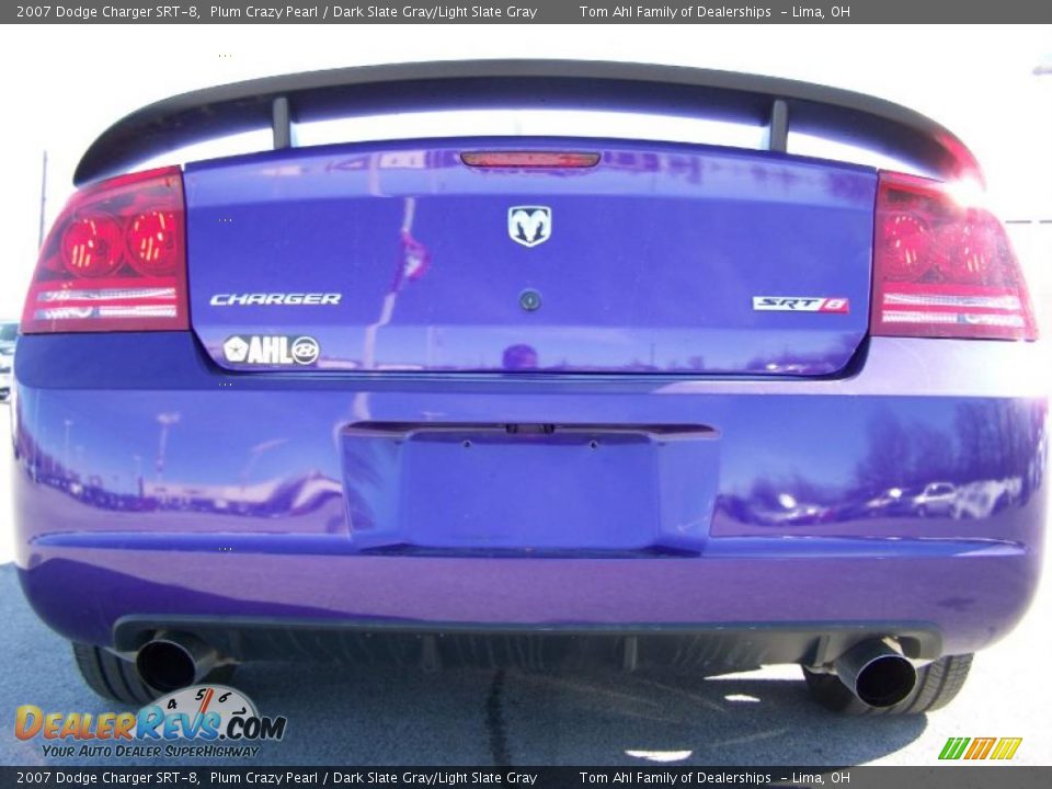 2007 Dodge Charger SRT-8 Plum Crazy Pearl / Dark Slate Gray/Light Slate Gray Photo #9