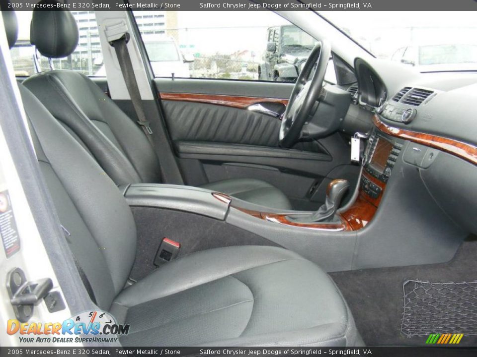 2005 Mercedes-Benz E 320 Sedan Pewter Metallic / Stone Photo #20