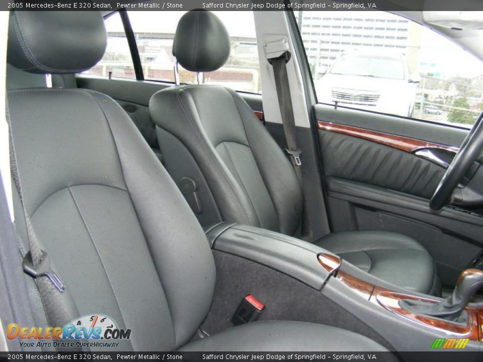 2005 Mercedes-Benz E 320 Sedan Pewter Metallic / Stone Photo #21