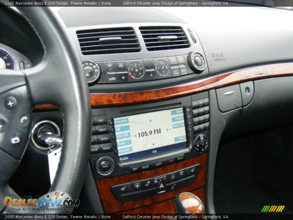 2005 Mercedes-Benz E 320 Sedan Pewter Metallic / Stone Photo #25