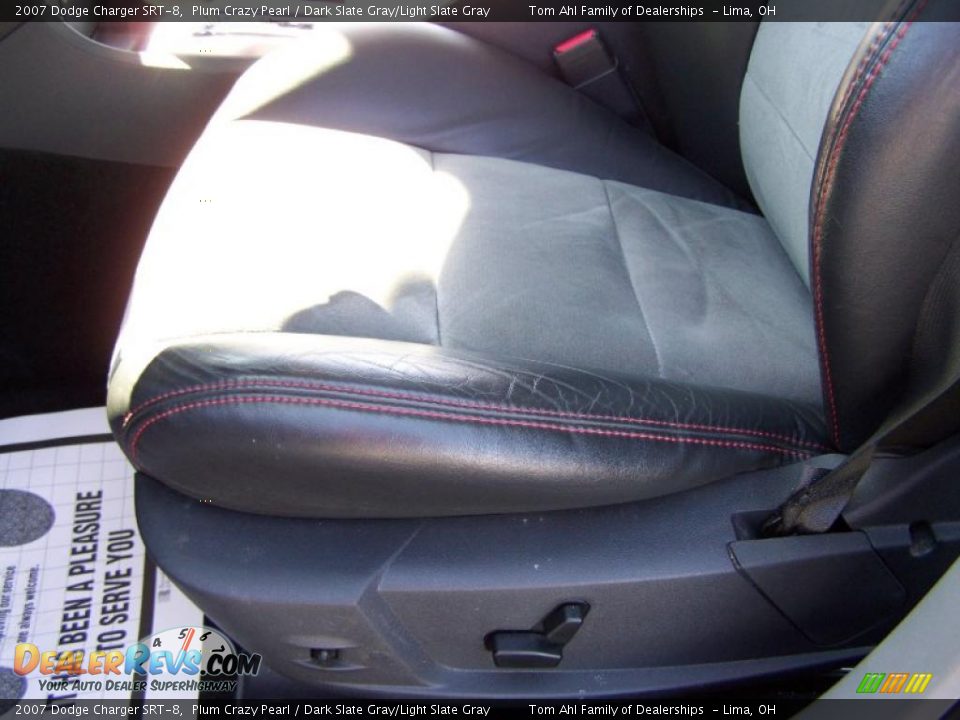 2007 Dodge Charger SRT-8 Plum Crazy Pearl / Dark Slate Gray/Light Slate Gray Photo #19