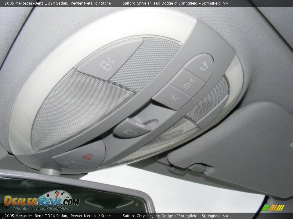 2005 Mercedes-Benz E 320 Sedan Pewter Metallic / Stone Photo #31