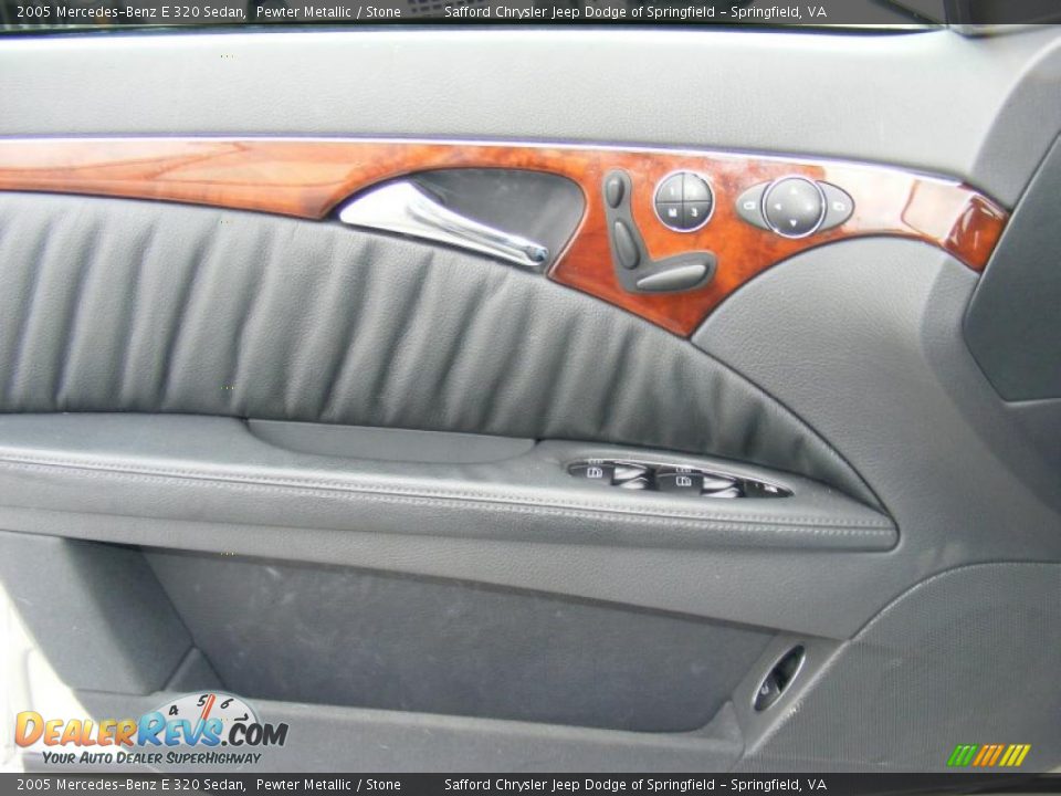 2005 Mercedes-Benz E 320 Sedan Pewter Metallic / Stone Photo #33