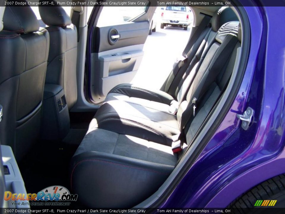 2007 Dodge Charger SRT-8 Plum Crazy Pearl / Dark Slate Gray/Light Slate Gray Photo #21