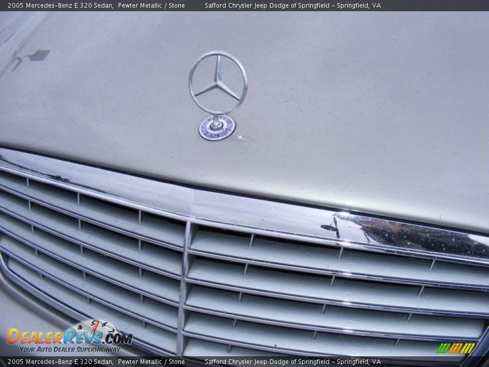 2005 Mercedes-Benz E 320 Sedan Pewter Metallic / Stone Photo #36