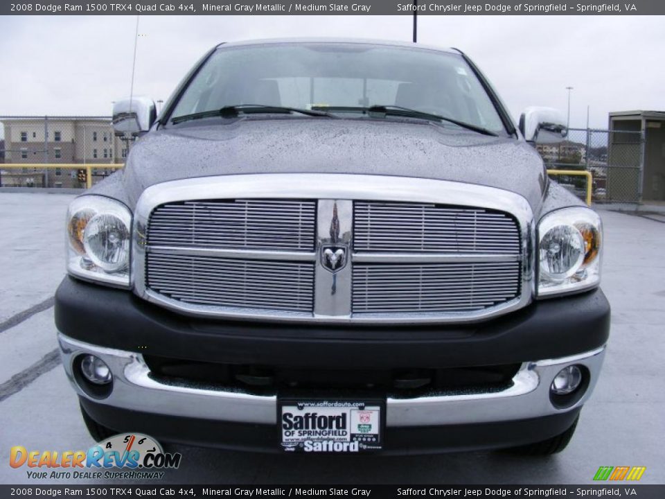 2008 Dodge Ram 1500 TRX4 Quad Cab 4x4 Mineral Gray Metallic / Medium Slate Gray Photo #2