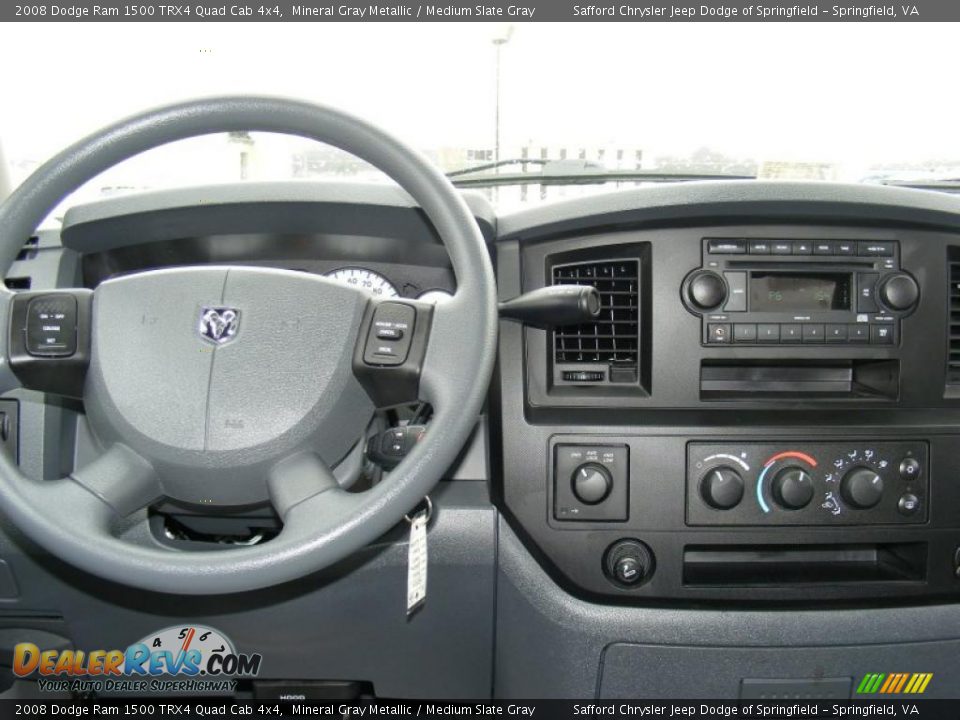 2008 Dodge Ram 1500 TRX4 Quad Cab 4x4 Mineral Gray Metallic / Medium Slate Gray Photo #12