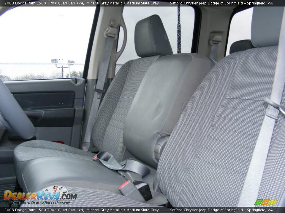 2008 Dodge Ram 1500 TRX4 Quad Cab 4x4 Mineral Gray Metallic / Medium Slate Gray Photo #14