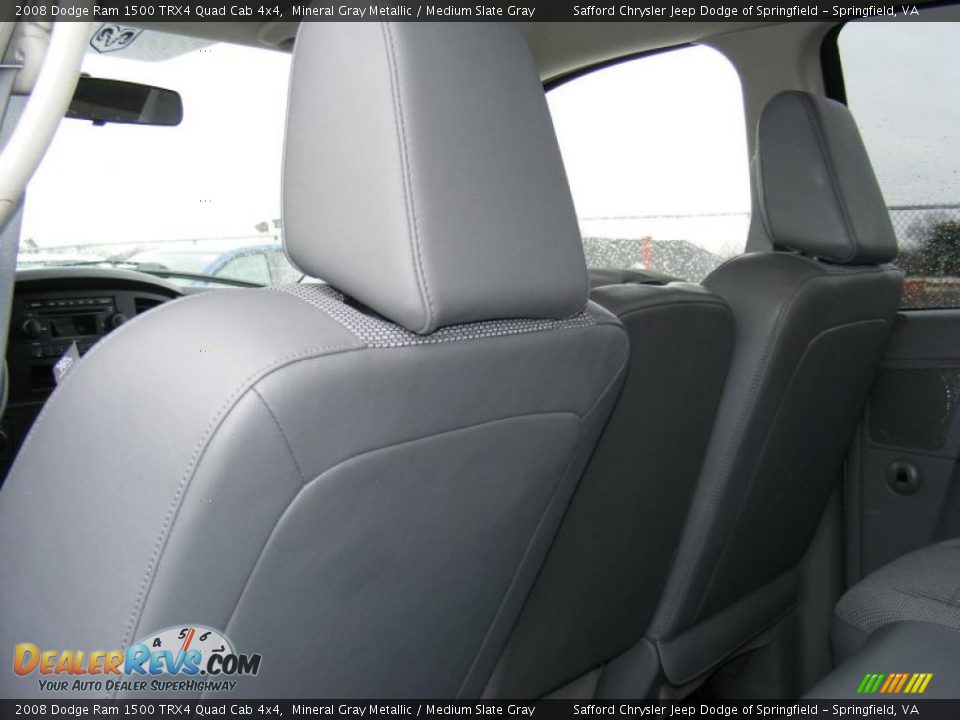 2008 Dodge Ram 1500 TRX4 Quad Cab 4x4 Mineral Gray Metallic / Medium Slate Gray Photo #15