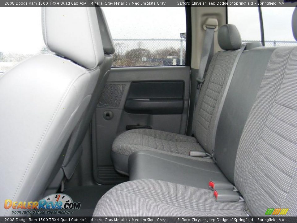 2008 Dodge Ram 1500 TRX4 Quad Cab 4x4 Mineral Gray Metallic / Medium Slate Gray Photo #16