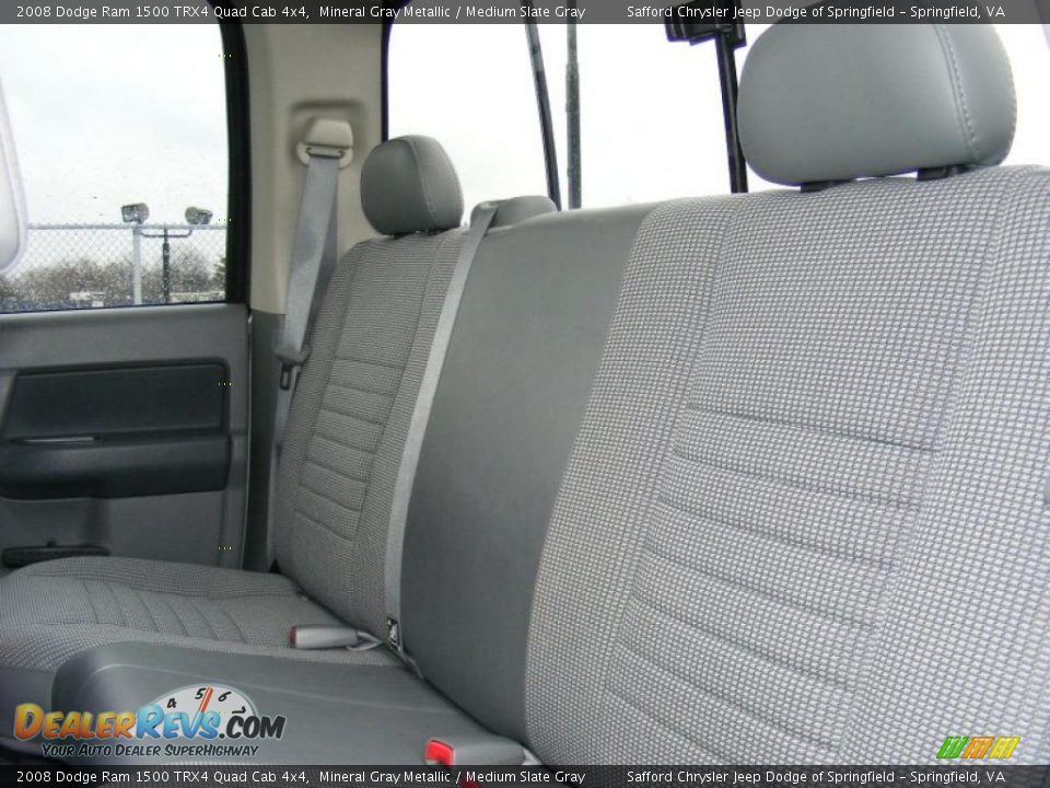 2008 Dodge Ram 1500 TRX4 Quad Cab 4x4 Mineral Gray Metallic / Medium Slate Gray Photo #17