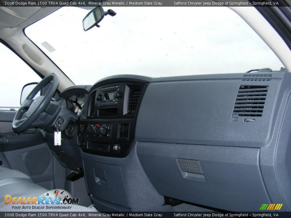 2008 Dodge Ram 1500 TRX4 Quad Cab 4x4 Mineral Gray Metallic / Medium Slate Gray Photo #18
